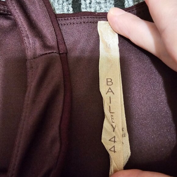 Bailey 44 Dracula's Lover Black Lace Overlay Sleeveless Cocktail Dress Size Med - Picture 7 of 12